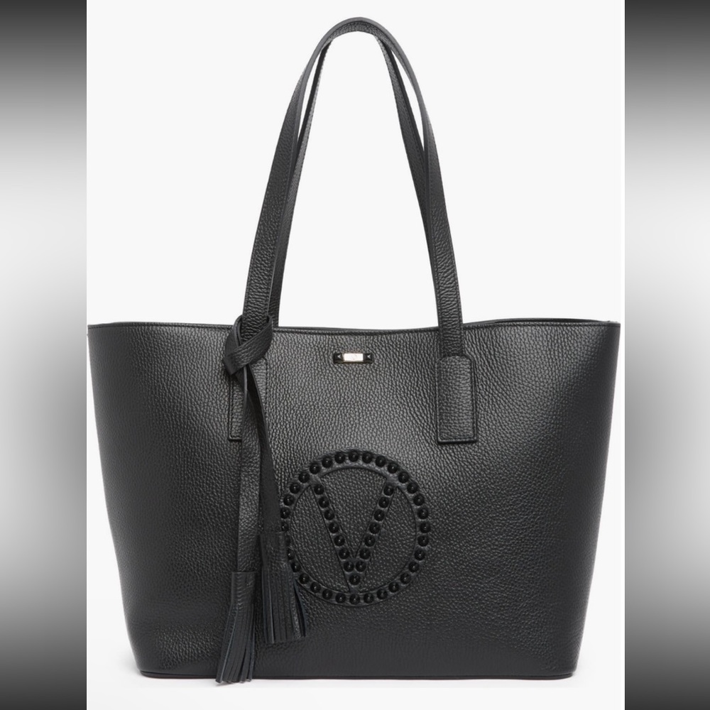 Valentino by Mario Valentino Rockstud Tote (Black)
